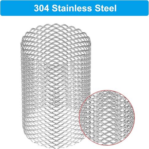 PATIKIL 4 Pcs 25mm OD Strainer Mesh, 36mm H Screen Y Shaped Strainer Filter Valve Mesh Screen 304 Stainless Steel Strainer Mesh for Debris Pump Water Oil Separation in Kuwait