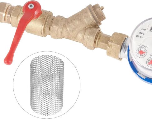 PATIKIL 4 Pcs 25mm OD Strainer Mesh, 36mm H Screen Y Shaped Strainer Filter Valve Mesh Screen 304 Stainless Steel Strainer Mesh for Debris Pump Water Oil Separation in Kuwait