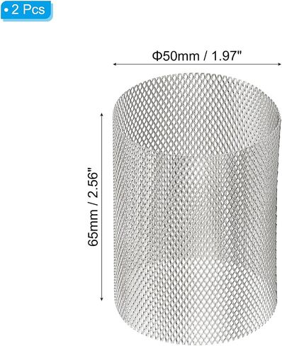 PATIKIL 4 Pcs 25mm OD Strainer Mesh, 36mm H Screen Y Shaped Strainer Filter Valve Mesh Screen 304 Stainless Steel Strainer Mesh for Debris Pump Water Oil Separation in Kuwait