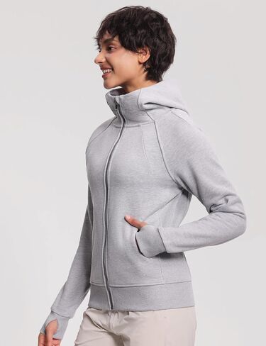 THE GYM PEOPLE Women's Zip Up Hoodies Fleece Workout Jackets Sweatshirts with Pockets Thumb Hole in Saudi Arabia