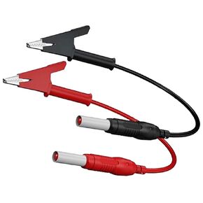2PCS Banana Test Lead Safety Cable Retractable 4mm Banana Plug Electrical Test Patch Cord 100cm/3.3ft for Electrical Repair Automated Electrical Equipment