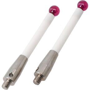 2Pack CMM Test Probes Stylus for Renishaw A-5000-3709 CMM Probe Stylus - 50mm Ceramic Stem and 6mm Ball Diameter - High Precision Measurements(2Pack)