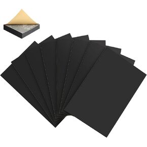 Storystore 6 Pcs Adhesive Foam Padding Black - 12 x 8 x 1/8 Inch Closed Cell Foam Sheet, Anti-Slip Neoprene Foam Sheet Anti Vibration and Soundproof in Kuwait