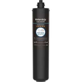 Waterdrop RF15 Replacement Filter Cartridge For 15UA/15UB/15UC Under Sink Water Filter, Reduces PFOA/PFOS, PFAS, Lead, Chlorine, Bad Taste & Odor, NSF/ANSI 42 Certified, 19K Gallons High Capacity