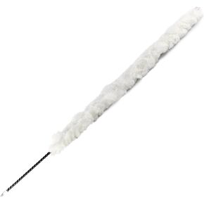 Flute Cleaning Kit, Flute Cleaning Rod,Flute Cotton Cleaning Brush for Flute Repair and Cleaning (White)