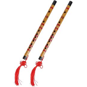 Toyvian 1 Bamboo Flute Chinese Handmade Chinese Flute Wooden Flute Chinese Dizi Flute Bamboo Dizi Flute American Flute Wood Flute Traditional Flute Musical Instrument Piccolo Major