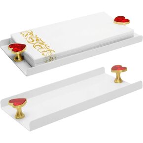 Heart-shaped napkin holder, bathroom holder, disposable towel holder,bathroom kitchen table wedding party decoration, Suitable for restaurants or formal occasions Perfect for giving
