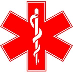 Medical Alert Stickers 3inch Medical Equipment Inside Stickers Handle with Care Labels for Medical Supplies （8 Pack）