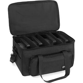 DJ Par Light Bag Padded Par Lights Carry Bag 8 With Inner Dividers 29.5 x 10.2 x 11.8 inch