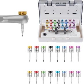 Colorful Universal Implant Prosthetic Kit 10-70 Ncm Ratchet with 16 Screwdrivers Repair Tool Kits, TK-JMZC0021