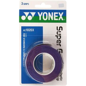 YONEX Super GRAP Tennis Overgrip - 3 Pack in Purple