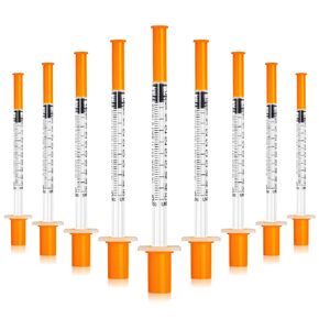 0.5 ml 30 Gauge Syringes 0.5cc 5/16 Inch 8mm Lab Disposable Supplies for Refilling or Dispensing, Pack of 20