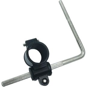 Electronic Drum Rack Mounting Clamp with 8.5mm-10mm L-Rod, 1.45inch Drum Rack T Clamp Drum Rack Tube Clip Bracket for Electronic Drum Kit Tom Drum Snare Drum Pad Mount