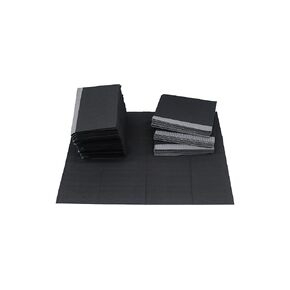 HuoHuo 125PCS Disposable Dentistry Bibs Sheets Cloths,Size 13 X 18 inches Table Covers Clean Pad,Personal Supplies for Underpad Hygiene (Black)