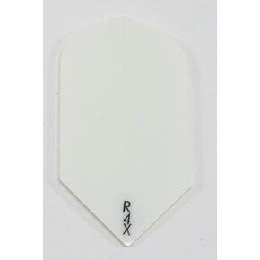 US Darts - 3 Sets (9 Flights) Xtra Strong Ruthless R4X Slim Shape White Dart Flights