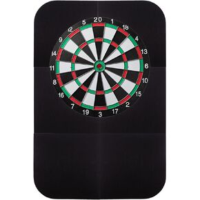 Dart Board Wall Protectors,Dart Board Surround Wall Protector 23.6’’*23.6’’,Black Dart Wall Protector is Easy to Assemble,Nice Dart Accessories