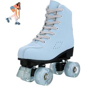 jessie Roller Skates for Women, Frosted Roller Skates Adjustable Holographic Women Roller Skates Speed Skates for Women Roller Skates Adults for Girls Indoor Outdoor