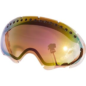 Replacement Lens compatible with Oakley Snow Goggles Interchangeable Lens Mirror Lens A FRAME 1.0 Pink Mirror