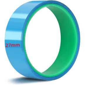 Tubeless Bicycle Wheel Rim Tape 700C Advanced, Bike Rim Tape Blue Roll for Anti Puncture Vacuum Tubeless Tire Pad MTB/Road Rim Wheel Strip Tape Length 10m Width 27mm