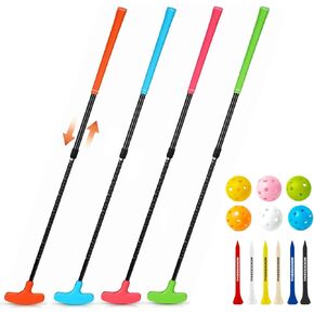 THIODOON Golf Putters for Men Women and Kids 4 Pack Mini Putter for Right or Left Handed Adjustable Golf Club Putt Putt Set for Children, Toddler Junior and Adults