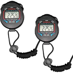Digital Stopwatch-Sports Timer Set Multi-Function Professional Handeled Electronic Large Display (Style A)