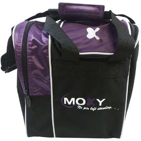 Bowlerstore Products Moxy Strike Candlepin Bowling Bag- Purple/Black