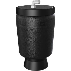 LOGIQ 88-90001 Replacement Air Spring (IQ-ASA-9000-LP) with Elbow Fitting Installed