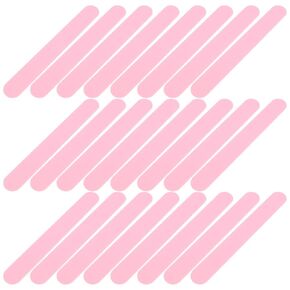 Healeved 25pcs Tongue Depressors Plastic Spatulas Scrapers Lip Cheek Retracto r for Dentist Healthy Oral Care Popsicle Sticks for Food, Laboratory Tongue Scraper Pin k