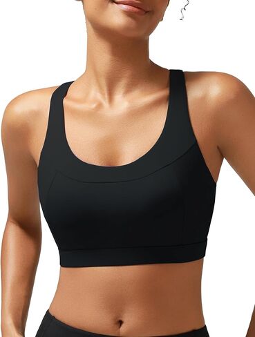 RUNNING GIRL حمالات صدر رياضية للنساء ذات دعم عالٍ، حمالة صدر رياضية مصبوبة بظهر متقاطع وحمالة صدر لليوجا in Kuwait