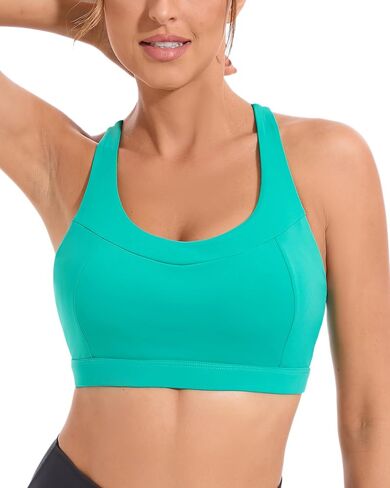 RUNNING GIRL حمالات صدر رياضية للنساء ذات دعم عالٍ، حمالة صدر رياضية مصبوبة بظهر متقاطع وحمالة صدر لليوجا in Kuwait