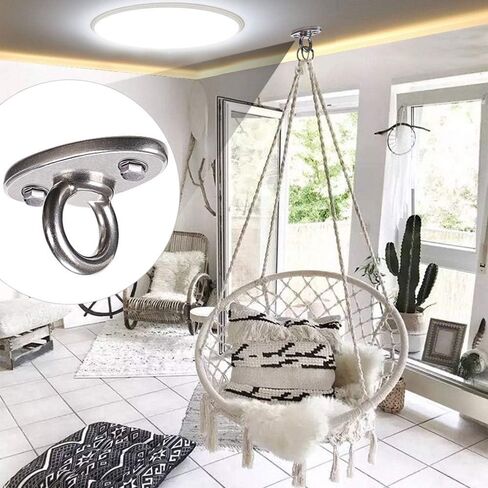 BeneLabel Wall Ceiling Mount Bracket for Suspension Strap Trainer, 2800lb Capacity, Body Weight Strength Training Systems, Aerial Yoga Swing, Resistance Band,Hammock,Battle Rope, Boxing Equipment in Kuwait