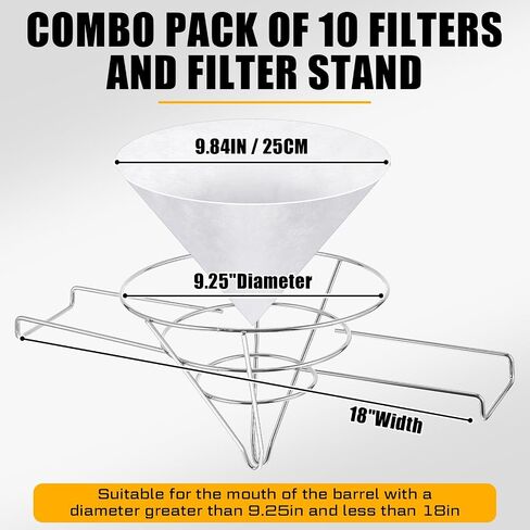 Maple Syrup Evaporator Pan 24 x 18 x 6 Inch with 10" Fryer Filter Stand 10 Pcs Fryer Oil Filter a Thermometer Stainless Steel Maple Syrup Pan for Boiling Syrup for Home Outdoor in Kuwait