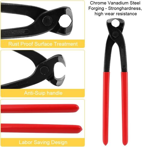 مجموعة متنوعة من 150 قطعة من مشبك التثبيت مع كماشة مكشكشة بمشبك الأذن مقاس 9 بوصة، 8 مقاسات 6-23.5 مم حلقات ربط خرطوم المشابك، مجموعة أدوات تجعيد قرصة مناسبة لتوصيل الأنابيب in Kuwait