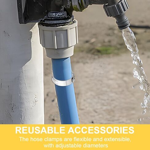 مجموعة متنوعة من 150 قطعة من مشبك التثبيت مع كماشة مكشكشة بمشبك الأذن مقاس 9 بوصة، 8 مقاسات 6-23.5 مم حلقات ربط خرطوم المشابك، مجموعة أدوات تجعيد قرصة مناسبة لتوصيل الأنابيب in Kuwait