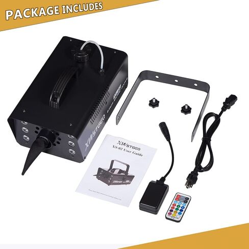 Snow Machine 800 Watt with 6 LED Lights and Wireless Remote for Christmas Wedding Photography Parties Kids Stage Parades in Saudi Arabia