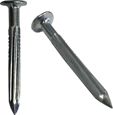 1.5" – Fluted Hardened Concrete Masonry Nails for Cinder Block, Concrete Walls, Cement Board 1.5 in (4d) -Qty (100) in Kuwait
