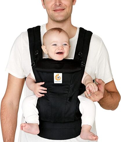 Ergobaby Omni Dream All Carry Positions SoftTouch Cotton Baby Carrier Newborn to Toddler with Enhanced Lumbar Support (7-45 lb), Soft Olive in Saudi Arabia