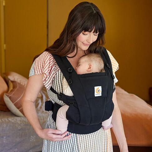 Ergobaby Omni Dream All Carry Positions SoftTouch Cotton Baby Carrier Newborn to Toddler with Enhanced Lumbar Support (7-45 lb), Soft Olive in Saudi Arabia