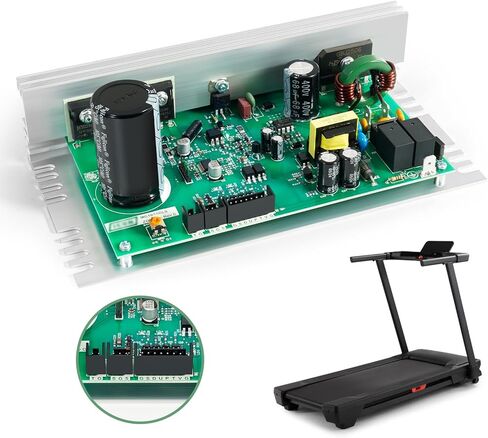 MC1618DLS 386762 Treadmill Control Board, Compatible with Icon|Proform|NordicTrack Treadmill Motor Board #Replace ZC0547 Treadmill Motor Controller 398056 386816 398076 (Black Sockets) in Saudi Arabia