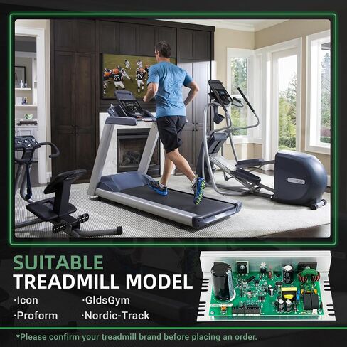 MC1618DLS 386762 Treadmill Control Board, Compatible with Icon|Proform|NordicTrack Treadmill Motor Board #Replace ZC0547 Treadmill Motor Controller 398056 386816 398076 (Black Sockets) in Saudi Arabia