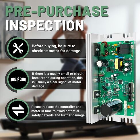 MC1618DLS 386762 Treadmill Control Board, Compatible with Icon|Proform|NordicTrack Treadmill Motor Board #Replace ZC0547 Treadmill Motor Controller 398056 386816 398076 (Black Sockets) in Saudi Arabia