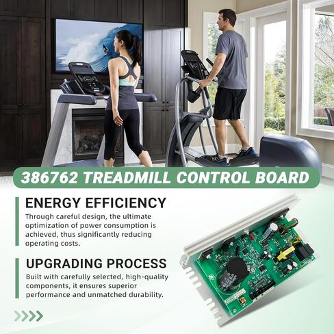 MC1618DLS 386762 Treadmill Control Board, Compatible with Icon|Proform|NordicTrack Treadmill Motor Board #Replace ZC0547 Treadmill Motor Controller 398056 386816 398076 (Black Sockets) in Saudi Arabia