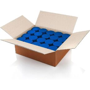 TronX Ice Hockey Pucks Bulk - 50 Mite Junior Blue Ice Hockey Pucks per Case - 4 oz. Official