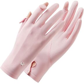 Women Driving Gloves Sun UV Protection Summer Outdoor Hiking UPF 50+ Gloves Touchscreen Full Finger in Kuwait