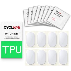 Bike Inner Tube Patch Kits, Bicycle Tire Repair Kit, 8 PCS Bike Patch Kit for Road and Mountain Bikes Tire Repair Kits (Suitable for TPU Inner Tubes)