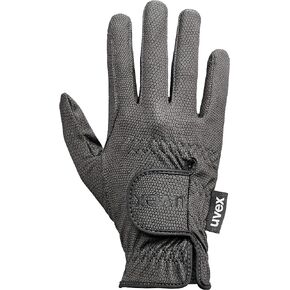 Uvex Sportstyle Horse Riding Gloves for Women & Men, Black, 8.5 - Breathable, Washable & with Touchscreen Capability