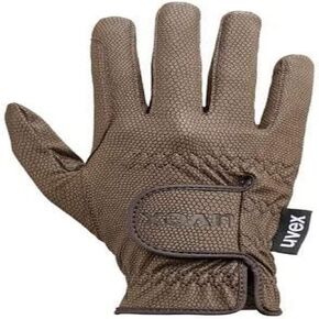 Uvex Sportstyle Horse Riding Gloves for Women & Men, Brown, 9 - Breathable, Washable & with Touchscreen Capability