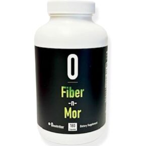 Fiber n Mor Digestive Supplement with Psyllium by Omnitrition 180 Capsules