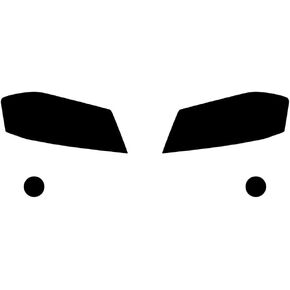 Rvinyl Headlight Tint Covers Compatible with Dodge Avenger 2008-2014 - Matte Smoke