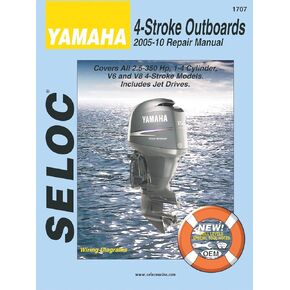 Sierra 18-01707 Yamaha 4-Stroke Outboard Repair Manual (2005-2010)